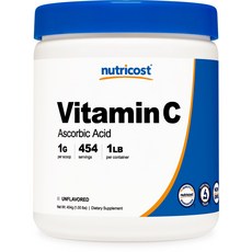 뉴트리코스트 비타민 C 파우더 1개 1서빙 1g Vitamin C Powder, 1LB