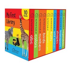 My First Library Boxset of 10 Board Books for Kids My First Book of