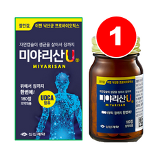 미야리산U 낙산균 프로바이오틱스 장건강 200mg x, 1개, 180정