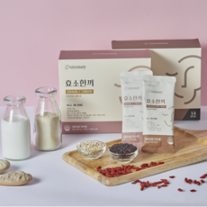 [닥터이비안] 다이어트쉐이크 효소한끼 그레인맛/초코맛 14포, 1개, 35g