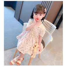 [티티지] 여아 원피스 반팔 시폰 +선물세트 증정