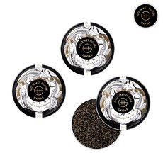 고메하우스 이탈리아 화이트 철갑상어 캐비어 10g x 3ea 오프너+스푼 set, 3개, 단품