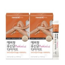 에버핏 유산균 프로바이오틱스 다이어트 가르시니아캄보지아 람노서스 가세리 롱검 바디라인 장건강 체지방 14포x2박스, 14포, 2박스