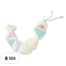 콤비 바스락 애벌레 인형, 혼합 색상, 5개