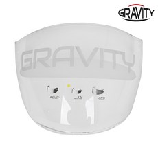 그라비티 GRAVITY G-7 헬멧 쉴드 / UV코팅, 클리어(투명)