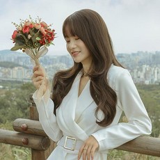 가발매니아 프론트 레이스 허쉬펌 수제 통가발 65cm, 매트브라운, 1개 - 프로아통가발