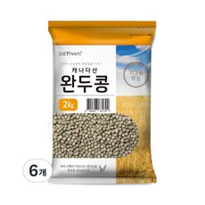 고단백 대구농산 완두콩 요리다양성 2kg 6개, ONE COLOR, 2KG 6개