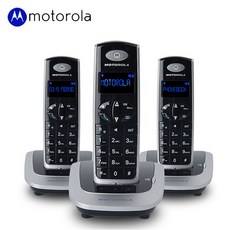 모톨로라 D501 집전화기 무선 발신자 사무용 단축 빅버튼 스피커폰, D501 (검정)