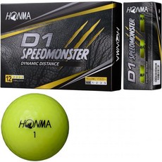 혼마골프 HONMA 볼 D1 스피드 몬스터볼 3종 세트 36개입, yellow - 혼마d1스피드몬스터