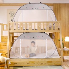 구매대행 Yurt 모기장 가정용 설치 무료 어린이-어머니 침대 아기 안티 학생들을위한 브래킷없이 가을 어린이041401j, 12. 귀여운 고양이 ~ 1 [3