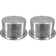 미끄럼 방지 세탁기가 있는 ISURE MARINE 2Pcs 3인치 스테인리스 스틸 드롭인 컵 홀더책상 보트 RV 자동차 및 트럭용 표준 소다 캔에 맞는 헤비 듀티 포커 테이블, silver, 2개