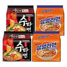 [삼양식품] 삼양라면 120g X 10입 + 수타면 120g x 10입