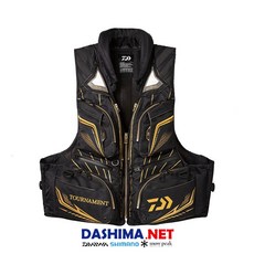 한국다이와 DAIWA 토너먼트 구명복 DF-3021T 블랙 2XL 피싱블루