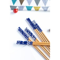 미키친 일식 천연 대나무 젓가락, 파스텔(E), 1세트, 5개 파스텔(E), 1세트, 5개
