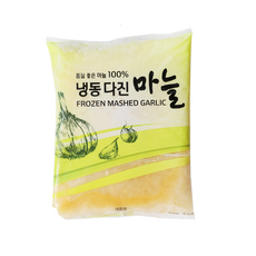 청해원 냉동다진마늘 1kg*10ea(박스) 업소용다진마늘 식당다진마늘 간마늘, 40박스, 10kg