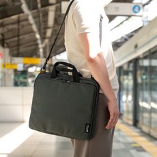  바이풀 TR 트래블러스 랩탑 더블포켓백 포 16인치 노트북가방, 04 블랙 