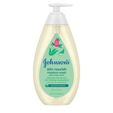 Johnson's Baby 피부 영양 수분 베이비 바디 워시 20.3온스 티어 프리 192318, 알로에베라 426556, 20.3 Fl Oz (Pack of 1), 1개
