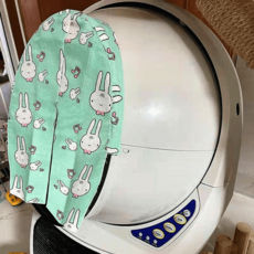 리터로봇4 리터로봇3 Litter Robot 고양이 화장실 호환 봉투 필터 부품 악세사리 교체형, 리터로봇3 토끼 커튼, 1개