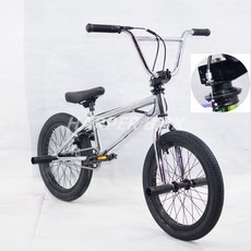 BMX 초보용 18인치 가벼운 입문용 익스트림 스턴트 비엠엑스자전거, C_BMX_핸들바회전