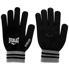 EVERLAST 智能觸控針織手套, 黑灰色