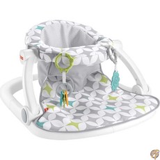 Fisher-Price Portable Baby Chair Sit-Me-Up Floor Seat With Developmental Toys & Machine Washable, 1개