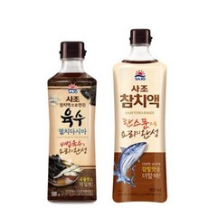 사조 참치액 900g + 멸치다시마 참육수 500g