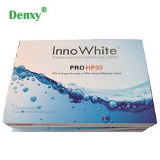 하얀 치아 미백 1box Denxy Dental Teeth 화이트닝 키트 35% 퍼 옥사이드 프로페셔널 블리치 시스템 치아, 한개옵션0