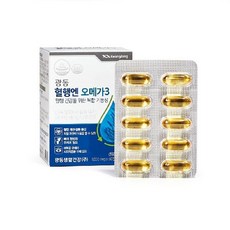 광동 혈행엔 오메가3 (1 000mg x 60캡슐) - 6박스(12개월분), 1개, 60g