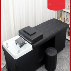 헤드스파기계 마사지 온수 샴푸 두피 케어 폭포형 회색 물 순환 온수기 의자, 13. 빨간색 침대, 1개