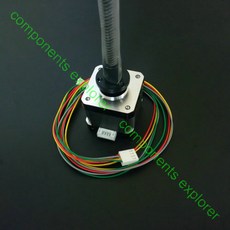 Nema17 선형 스테퍼 모터 길이 280mm Tr8 8 Acme 리드 스크류 나사산, 1개