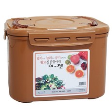 나우리 이젠진공항아리 누름독 김치통 밀폐용기 사각 모음, 1개, 16L