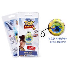 토이스토리 남아 어린이 손목 시계 LED 라이트