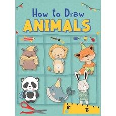 (영문도서) How to Draw Animals: Amazing Animals Drawing and Activity Book for Kids with Creative Exercis... Hardcover, T.C.Seven, English, 9784073466222