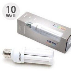 바텍 LED 스틱램프 10W 주광색 (조명 전구 백색등 콘, BT-CLED10W