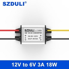 전원 모듈 변압기 자동차 DC 공급 장치 스텝 다운 CE RoHS 방수 12V33V 37V 42V 5V 6V 75V 9V 3A, 12V to 6V 3A, 1개