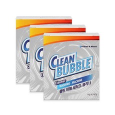 클린앤블락 클린버블 세탁조 클리너 5개입, 3박스