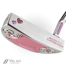 SCOTTY CAMERON 커스텀 퍼터 2023 슈퍼셀렉트 패스트백 1.5 [Lovely Heart] M 핑크, 단일 옵션