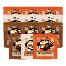 놀부 두툼 함박스테이크 3종 혼합 (오리지널 양송이크림 매콤바베큐), 12개, 180g