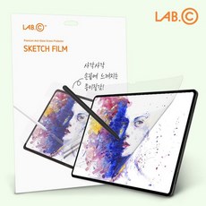 랩씨 갤럭시 탭 S9 울트라 S8 울트라 공용 저반사 지문방지 종이질감 소프트 스케치필름 (1매), 단일=LABC-488-GTS9U-SF1, 상세 설명 참조
