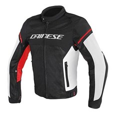 [독일] 996989 Dainese Air Frame D1 Tex Textile Motorcycle Jacket 46 black/white/red, 46_Schwarz/Weiß/Rot