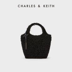 찰스앤키스 23new CHARLES＆KEITH CK2-51220011 크로스 장바구니 버킷백 뽀글이 토트백