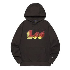 LEE 멀티 빈티지 로고 후디 후드 티셔츠 초콜렛 국내재고 정품보장