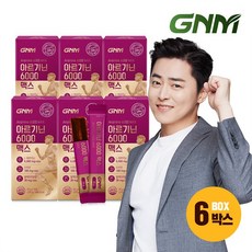  [먹기편한 젤리스틱] L 아르기닌 6000 맥스 타우린 비타민C 6박스 / 비타민B, 375g, 6개 