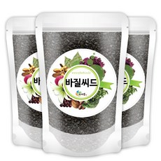 야생 바질시드 1kg 바질씨드 바질씨앗, 3개