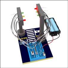 브레드보드 횡단보도 신호등/SF, 1
