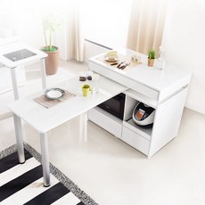 올리브 홈바 확장형 아일랜드 식탁 렌지대, 올리브홈바(일반형), 퓨어화이트