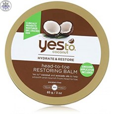 [ Yes To Carrots ] 코코넛 헤드에 toe toe toe Body Balm 3 온스, 1개