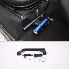 랜드로버 디펜더 90 110 2004 카시트 우산 보관 도구 상자 정돈 소화기 브래킷, 01 Black