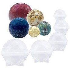 5Pcs/Set Ball Orb Sphere Paperweight Silicone Mold for Polymer Clay Crafting Resin Epoxy Jewelry, 1