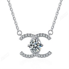 1캐럿다이아목걸이